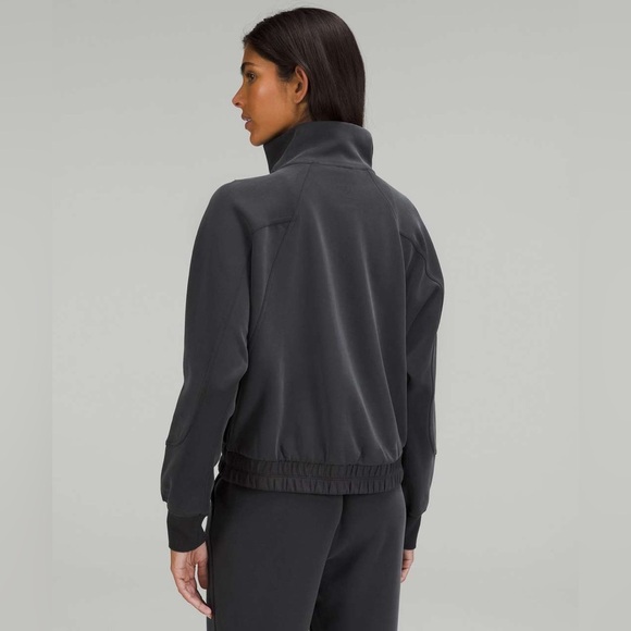 Lululemon Brushed Softstreme Funnel-Neck Zip Up Jacket and High Rise Pant Set - Picture 2 of 13